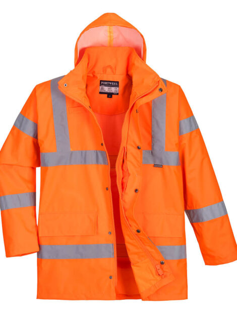 Hi-Vis Breathable Rain Traffic Jacket