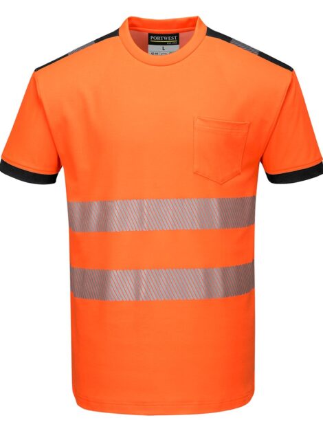 PW3 Hi-Vis Cotton Comfort T-Shirt S/S
