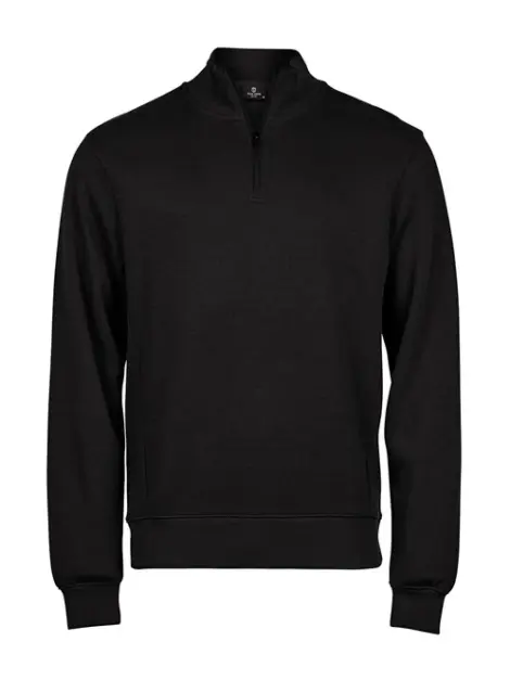 Tee Jays Ribbed Interlock Half-Zip