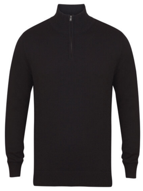 Henbury ¼ zip jumper