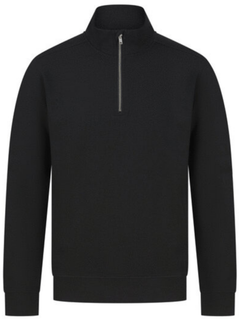 Henbury Unisex sustainable ¼-zip sweatshirt