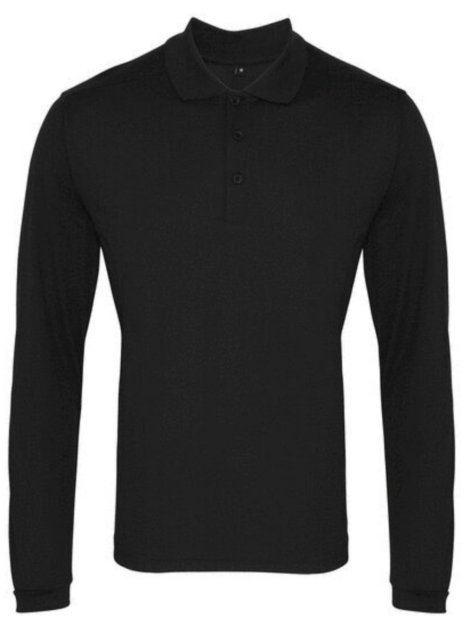 Long sleeve Coolchecker® piqué polo