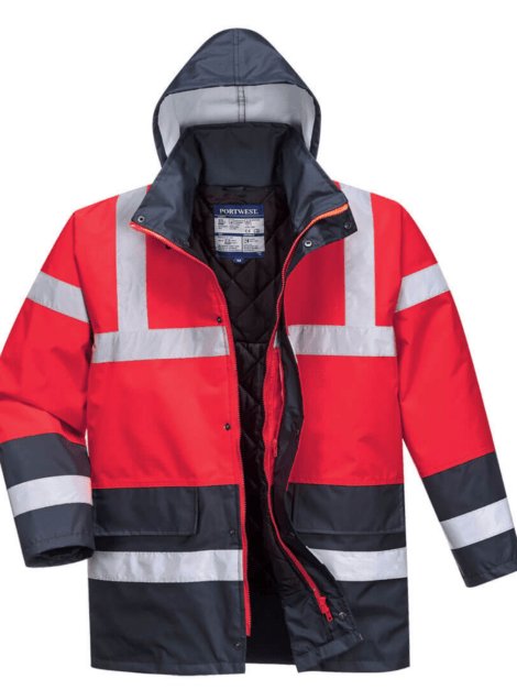 Hi-Vis Contrast Winter Traffic Jacket
