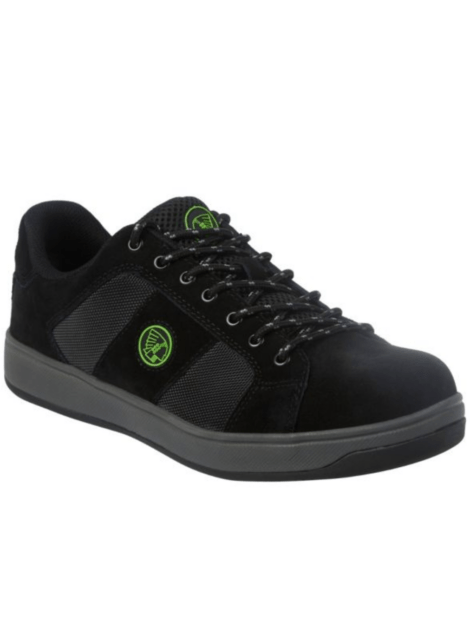 Kick Black Suede Cupsole Safety Trainer