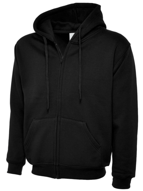 Adults Classic Full Zip Hooded Sweatshirt