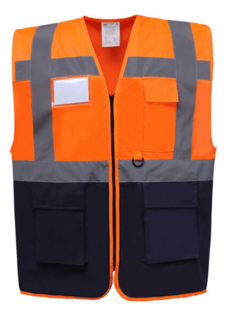Multifunctional executive hi-vis waistcoat