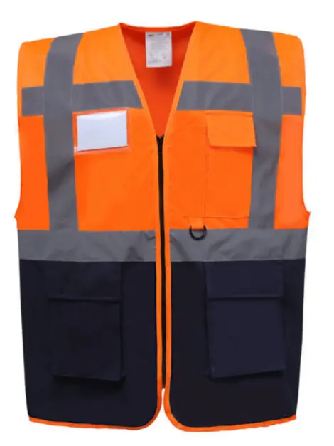 Multifunctional executive hi-vis waistcoat