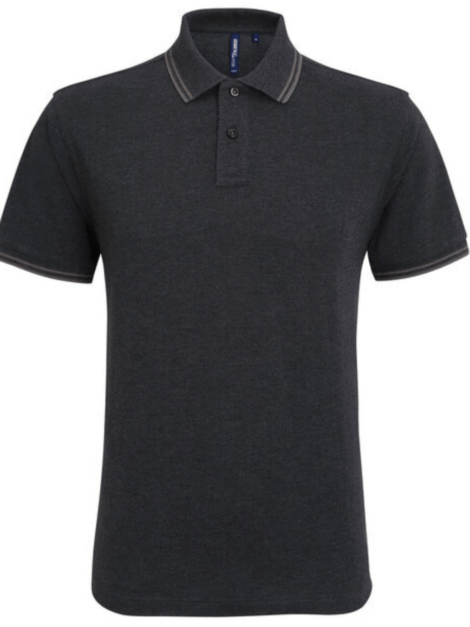 Men's classic fit tipped polo