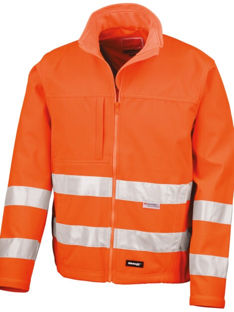 High-viz softshell jacket