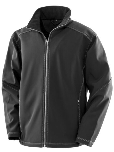Treble stitch softshell