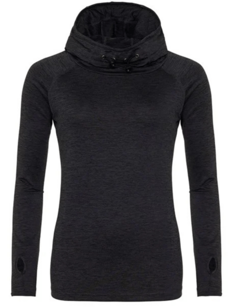 Women's cool cowl neck top