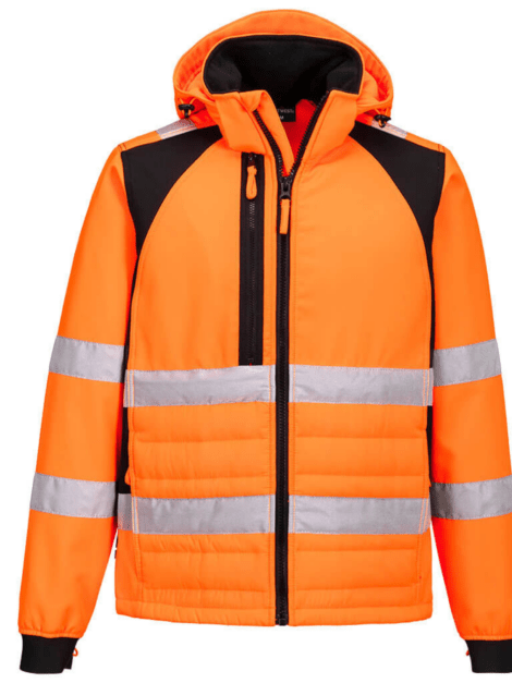 CD863 - WX2 Eco Hi-Vis Hybrid Jacket
