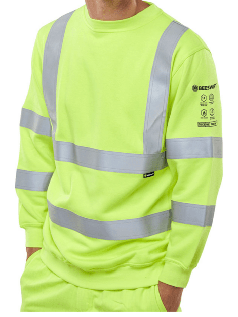 Beeswift Arc Compliant Hi Vis Sweatshirt