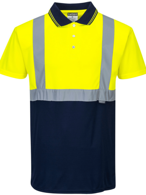 S479 - Hi-Vis Contrast Polo Shirt
