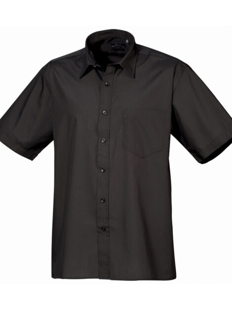 Short sleeve poplin shirt