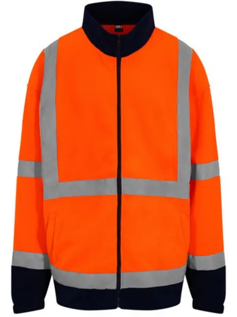 High visibility full-zip fleece
