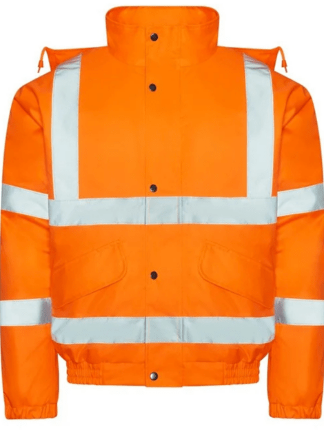 High visibility bomber jacket