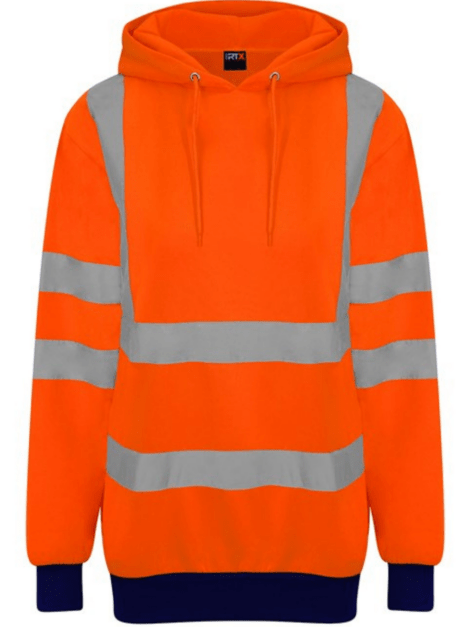 High visibility hoodie