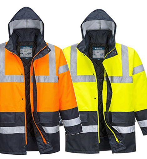 Portwest ES466 - ES1 Essential Hi-Vis Contrast Winter Traffic Jacket