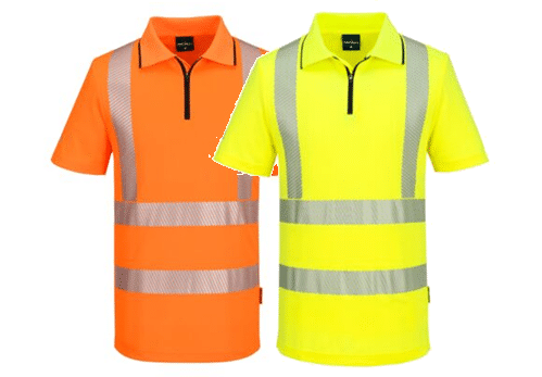 Portwest KX302 - KX3 Sport Hi-Vis Zip Polo Shirt S/S